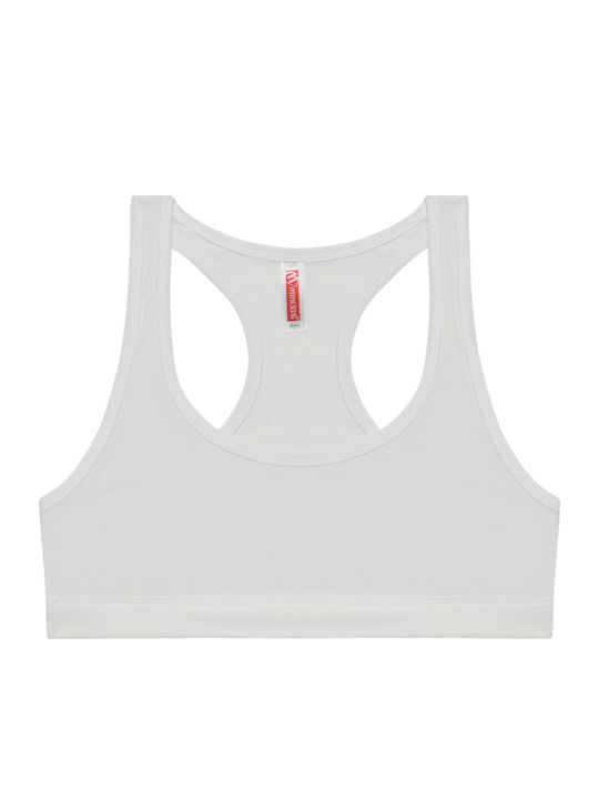 Women's Sports Bra without Padding White 90-40178-005