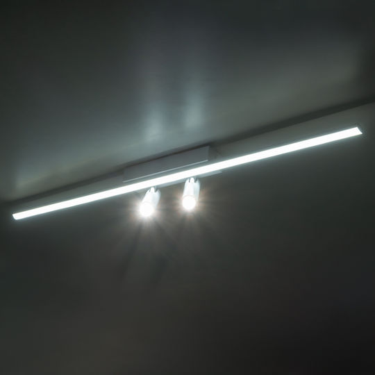 Inlight Einzel LED Warm zu kühlem Weiß Spot in Weiß Farbe