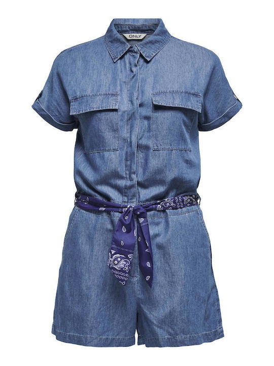 Abba De Damă Short întreg Albastru