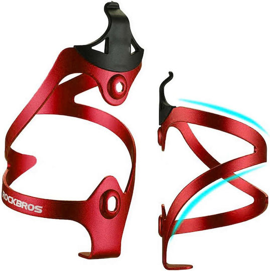 Rockbros Aluminum Bottle Holder Παγουροθήκη Ποδηλάτου Red