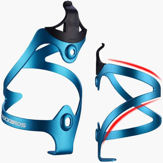 Rockbros Aluminum Bottle Holder Παγουροθήκη Ποδηλάτου Blue
