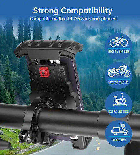 Choetech H067 Suport reglabil pentru bicicletă - negru