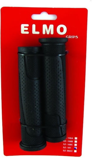 Elmo Χειρολαβές Ποδηλάτου σε Μαύρο Χρώμα 125mm από πλαστικό
