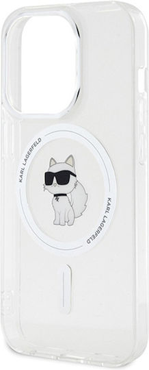 Karl Lagerfeld Choupette MagSafe Umschlag Rückseite Silikon / Kunststoff Transparent (iPhone 14 Pro Max)