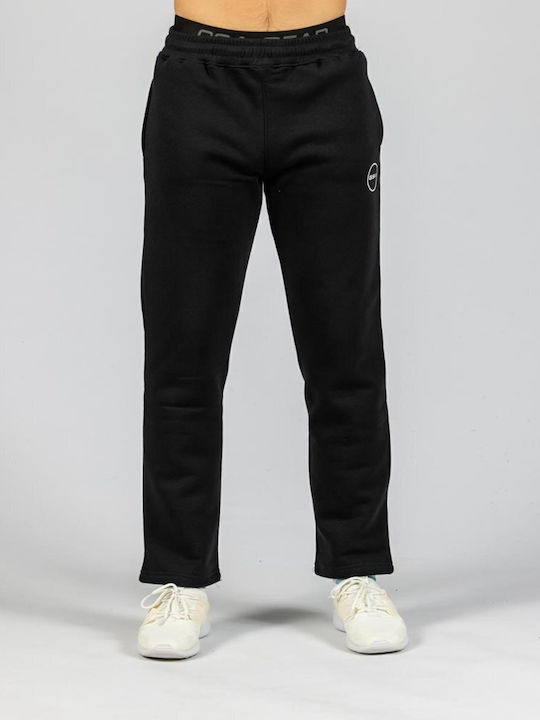 Supercotton Sweatpants with Elastic Black