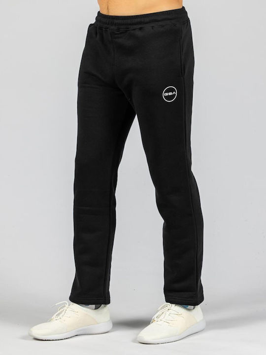Supercotton Sweatpants with Elastic Black
