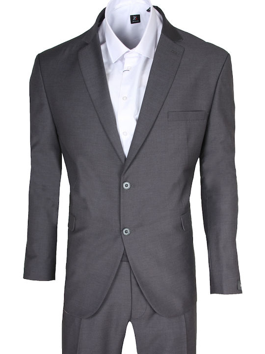 Men's Winter Suit Jacket Regular Fit Gray