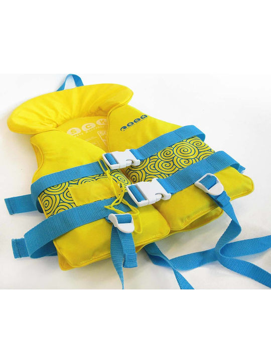 SCK Kids Life Jacket for Water Sports Yellow