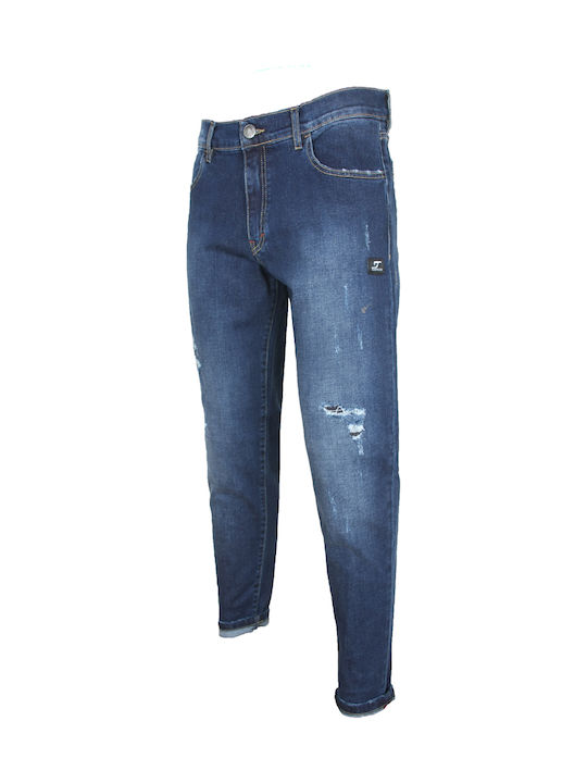 Herren Jeanshose Elastisch Gray