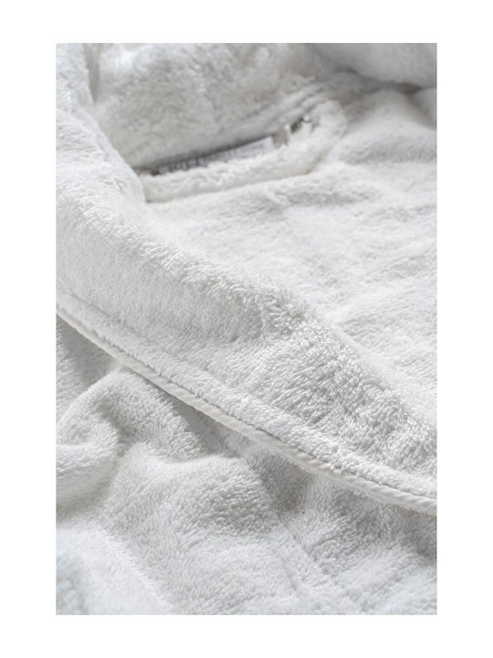 Beauty Home Kids Hooded Bathrobe WHITE