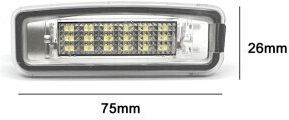 Φώτα Πινακίδας Led για Ford Focus 1998-2005 2τμχ