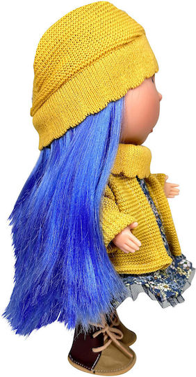 Nines D'onil Doll Mia Blue Hair Joints Vanilla Scent 30 Cm