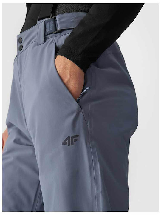 4F 4FWAW24TFTRM0756-32S Men's Trousers for Ski & Snowboard Gray