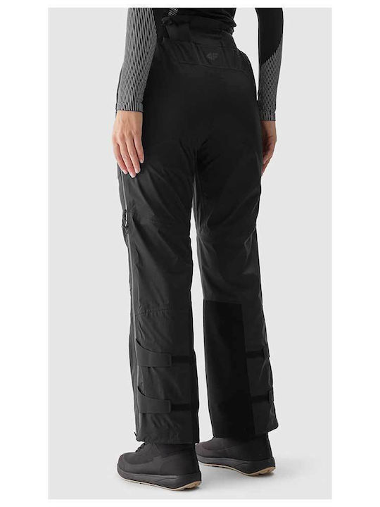 4F 4FWAW24TFTRF688-21S Pantaloni de schi și snowboard pentru femei Ski & Snowboard Negru