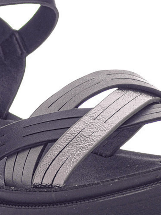 Anatomic Women's Ankle Strap Platforms Black