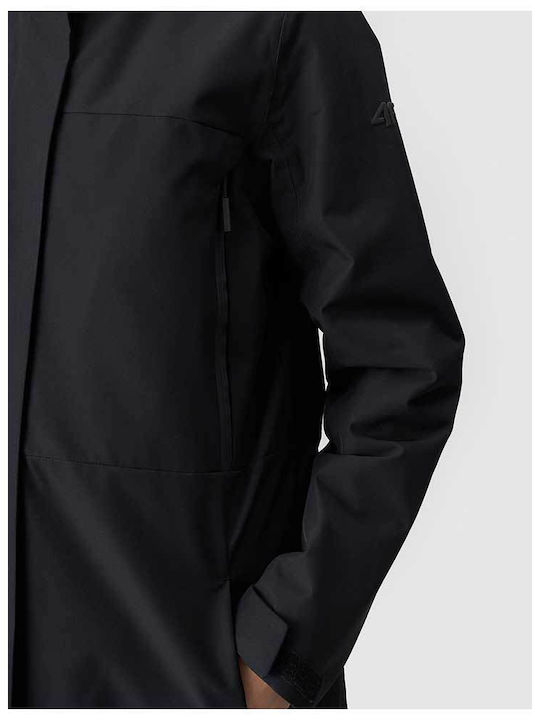 4F Women's Ski & Snowboard Jacket Black 4FWAW24TTJAF560-20S