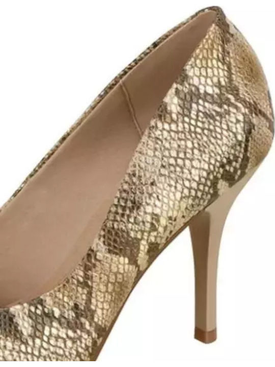 Pumps mit Stiletto-Absatz Braun