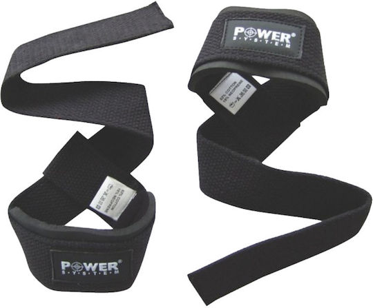Power System Weightlifting Wrist Wraps 2pcs Black/Yellow