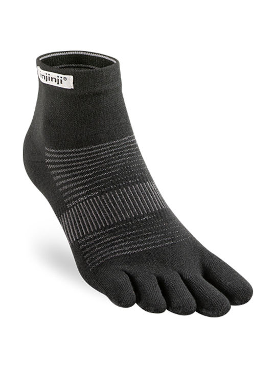 Injinji Lightweight Mini-crew Running Κάλτσες Μαύρες 1 Ζεύγος