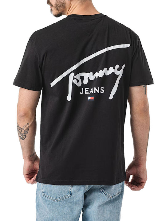 Tommy Hilfiger Men's Short Sleeve T-shirt BLACK