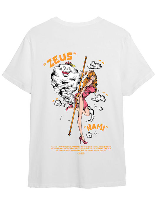 Pop Culture T-shirt One Piece Λευκό Nami