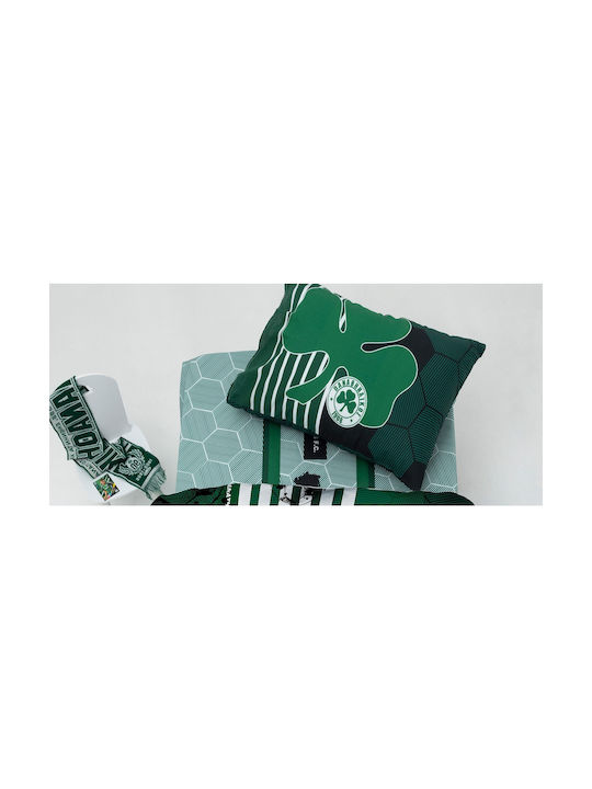 Palamaiki Panathinaikos Set Kids Duvet Cover Single with Pillowcase Cotton Green 170x260cm