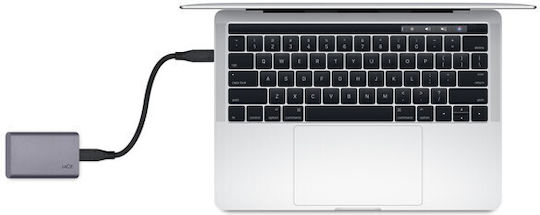 Lacie Mobile USB-C Εξωτερικός SSD 2TB 2.5" Μαύρο