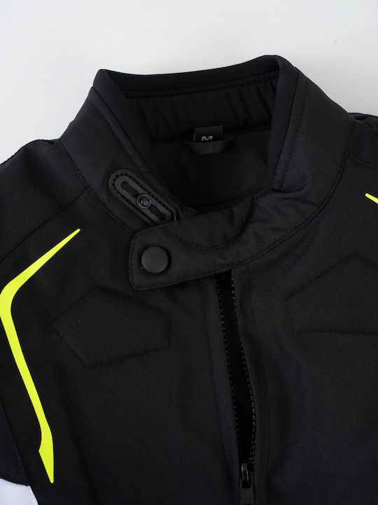 Мъжко Мотоциклетно яке Cordura Водоустойчив Черен