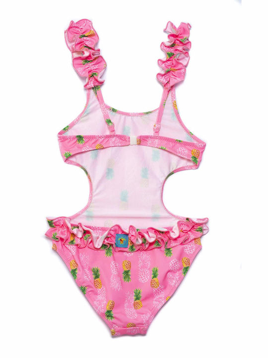 Tortue Kids Swimwear One-Piece Pink