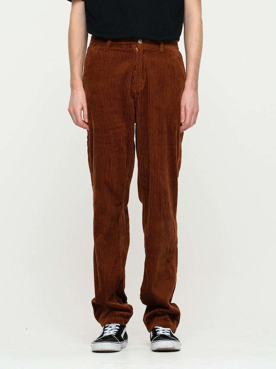 Santa Cruz Men's Trousers in Loose Fit Copper