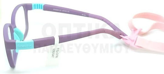 Fisher Price Children's Plastic Eyeglass Frame Purple FPVN006 VLT
