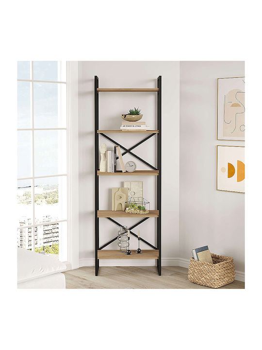 Bibliotecă Dusan Sepet Stejar 58x30x175 cm