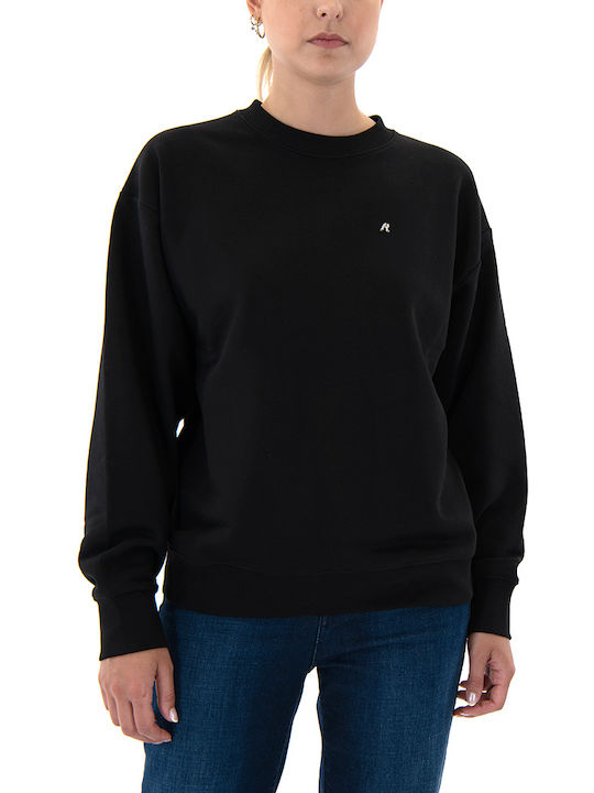 Replay Women's Long Fleece Sweatshirt Black