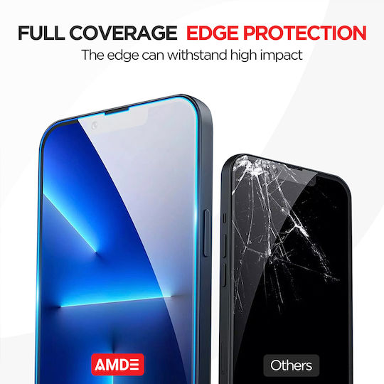 Amdetech 3D Tempered Glass 2buc (iPhone 13 mini)