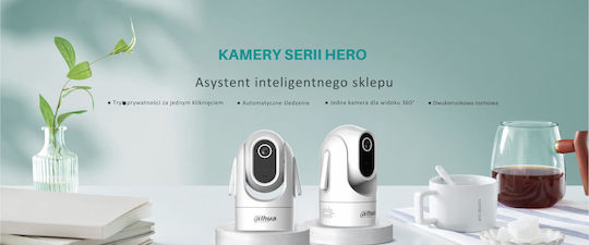 Dahua IP Surveillance Camera Wi-Fi Full HD+ 4MP with Microphone and 4mm Lens