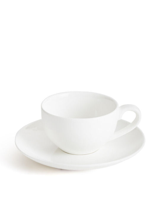 La Redoute Interieurs Set Tassen Kaffee aus Porzellan Weiß 4Stück 3614855279015