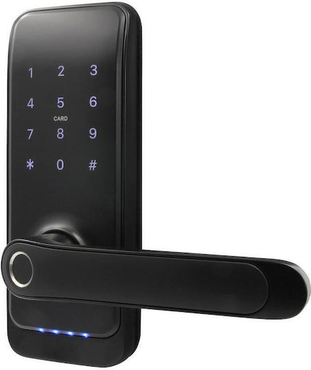 Eura Electronic Lock with Bluetooth Connectivity Black