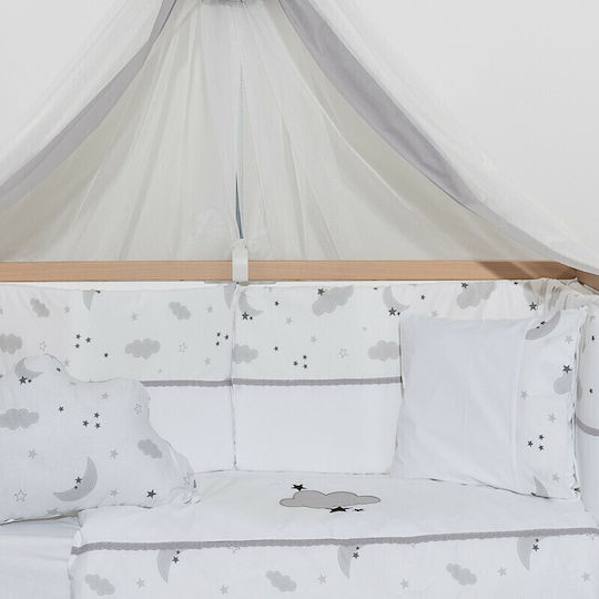 abo Σετ Κούνιας Moon Grey 9τμχ