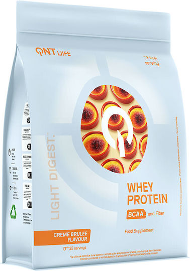 QNT Light Digest Whey Protein Molke Glutenfrei mit Geschmack Creme Brulee 500gr