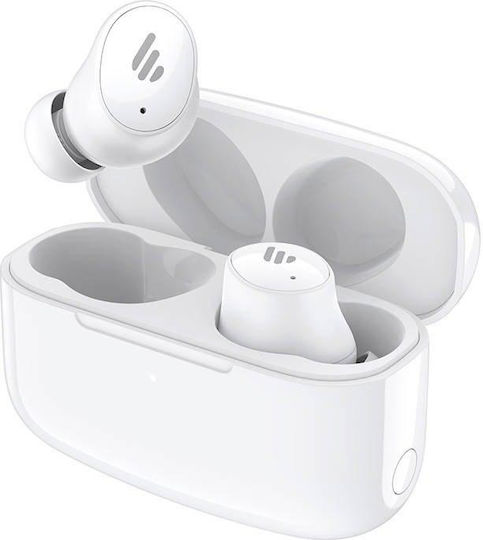 Edifier TWS1 Pro 2 In-ear Bluetooth Handsfree Ακουστικά με Αντοχή στον Ιδρώτα και Θήκη Φόρτισης Λευκά