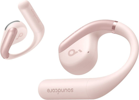 Soundcore by Anker AeroFit Отворено ухо Bluetooth хендсфри Слушалки с Устойчивост на Пот и Кутийка за Зареждане Soft Pink