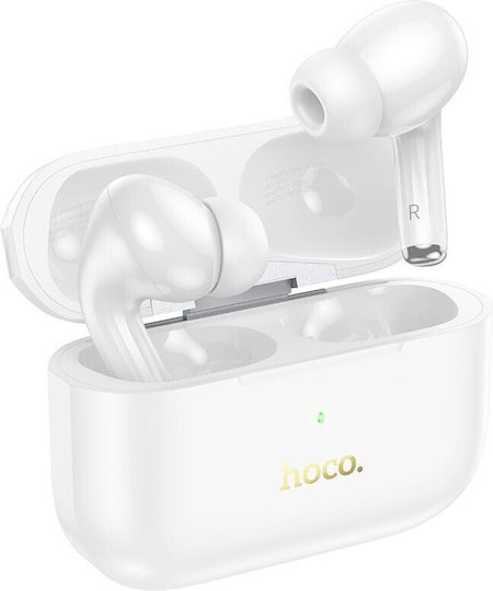 Hoco EW56 Plus In ear Bluetooth хендсфри Слушалки с Кутийка за Зареждане Бял
