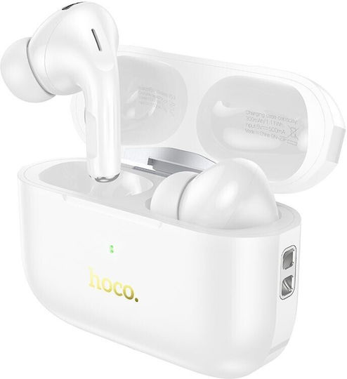 Hoco EW56 Plus In ear Bluetooth хендсфри Слушалки с Кутийка за Зареждане Бял