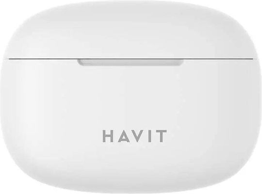Havit TW967 In-ear Bluetooth Handsfree Căști cu Carcasă de Încărcare Alb