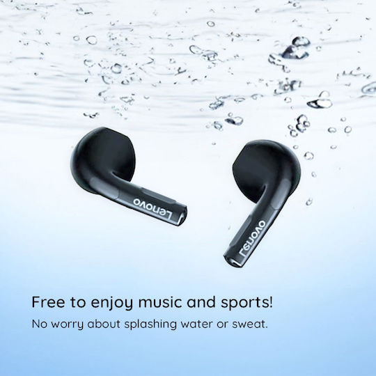 Lenovo ThinkPlus LivePods LP1 In-Ear Bluetooth-Freisprecheinrichtung Kopfhörer mit Ladeetui Schwarz