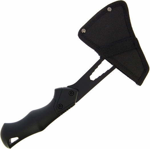 Multifunktionsaxt Ideallstore Schwarz 30 cm inklusive Scheide