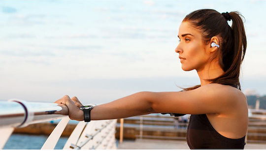 Riversong AirClip L3 In-ear Bluetooth Handsfree Ακουστικά με Θήκη Φόρτισης Ασημί