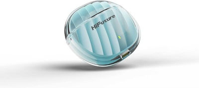 HiFuture FlyBuds 3 Bluetooth Handsfree Ακουστικά με Αντοχή στον Ιδρώτα και Θήκη Φόρτισης Γαλάζιο