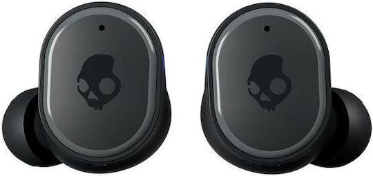 Skullcandy Sesh In-ear Bluetooth Handsfree Ακουστικά με Αντοχή στον Ιδρώτα και Θήκη Φόρτισης Μαύρα