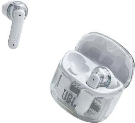 JBL Tune Flex In-ear Bluetooth Handsfree Ακουστικά με Θήκη Φόρτισης Ghost White